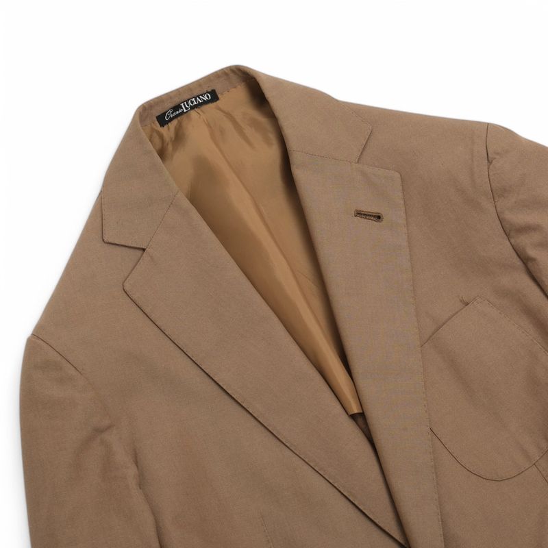 Dark Sand Cotton Sports Jacket