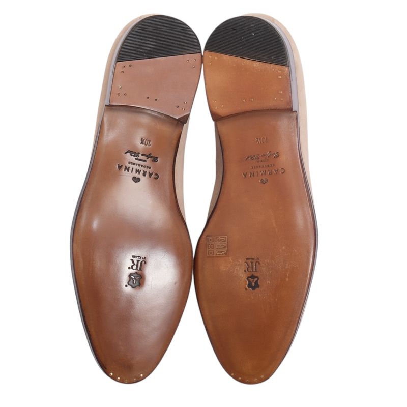 Light Beige Tassle Loafers