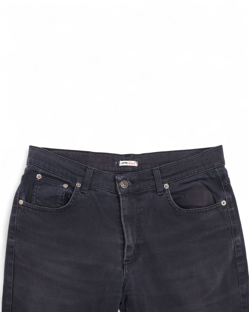 Dark Blue Mid Rise Jeans