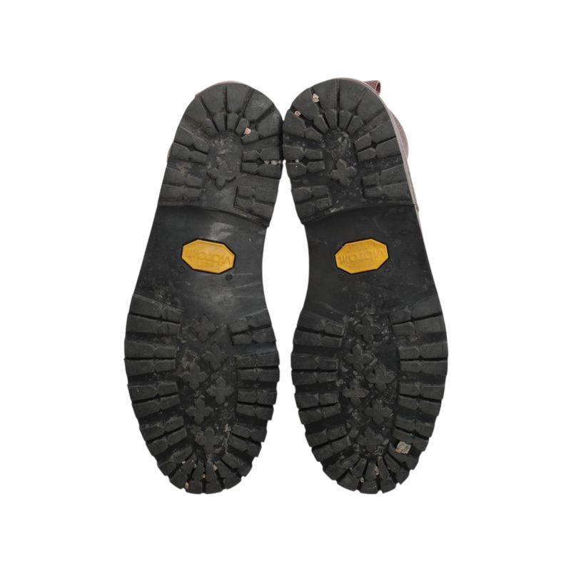 Oxblood Bespoke Grained Leather Boots