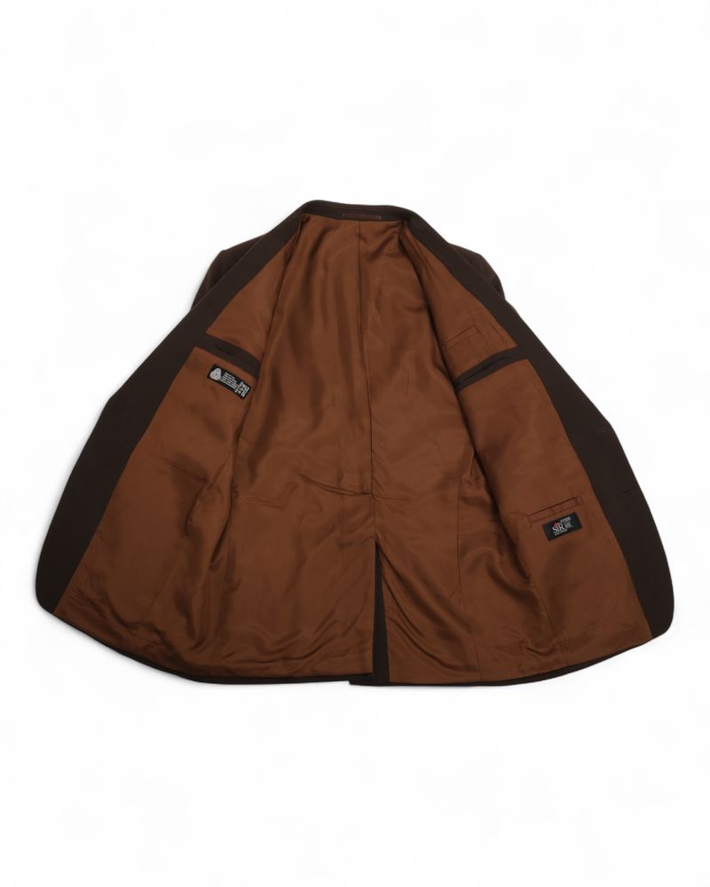 Dark Brown Wool Blazer, Made in Sweden