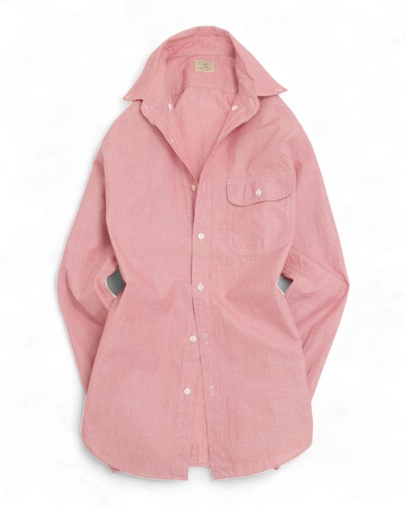 Pale Red BD. 2-ply Cotton Shirt