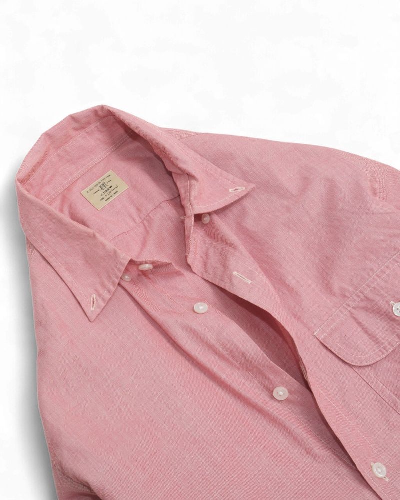 Pale Red BD. 2-ply Cotton Shirt
