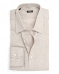 Beige Houndstooth Shirt