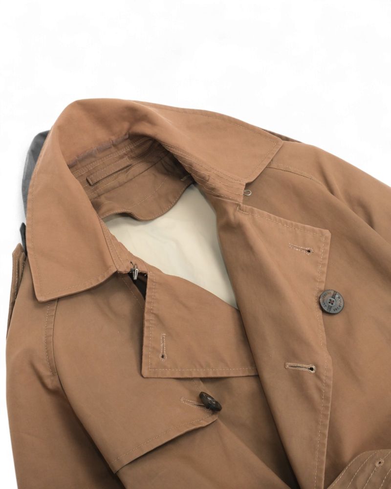 Brown Belted Trench Coat
