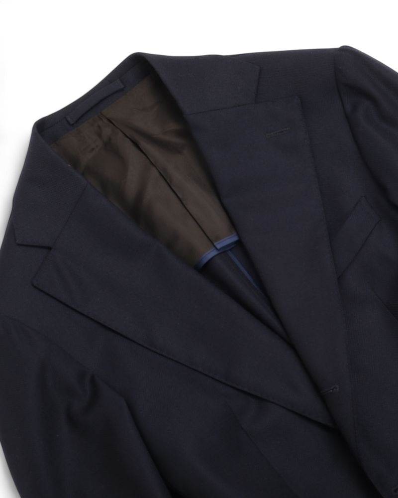 Navy Loro Piana Four Seasons Wool Sports Jacket