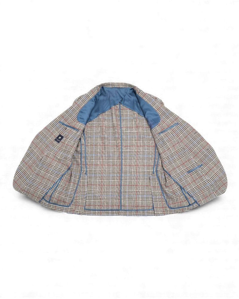 Grey Glen Check Sports Jacket
