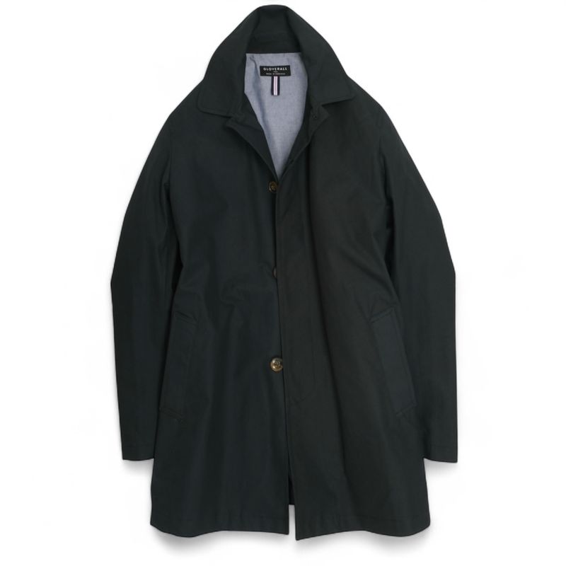Black Cotton Car Coat