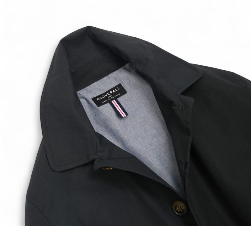 Black Cotton Car Coat