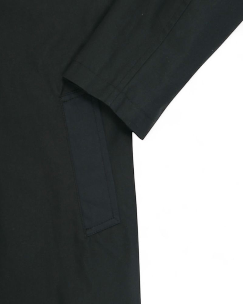 Black Cotton Car Coat