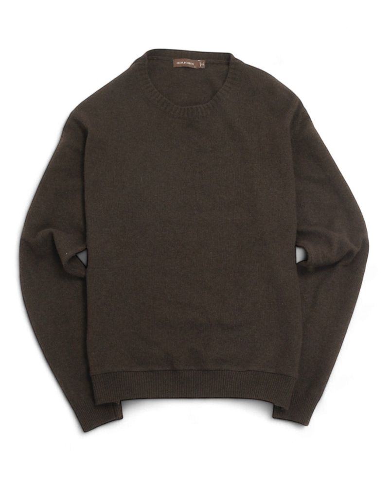 Dark Green Wool/Rayon/Nylon/Cashmere Sweater