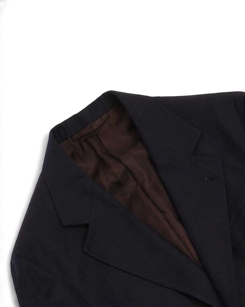 Navy Fox Brothers & CO. Hopsack Sports Jacket