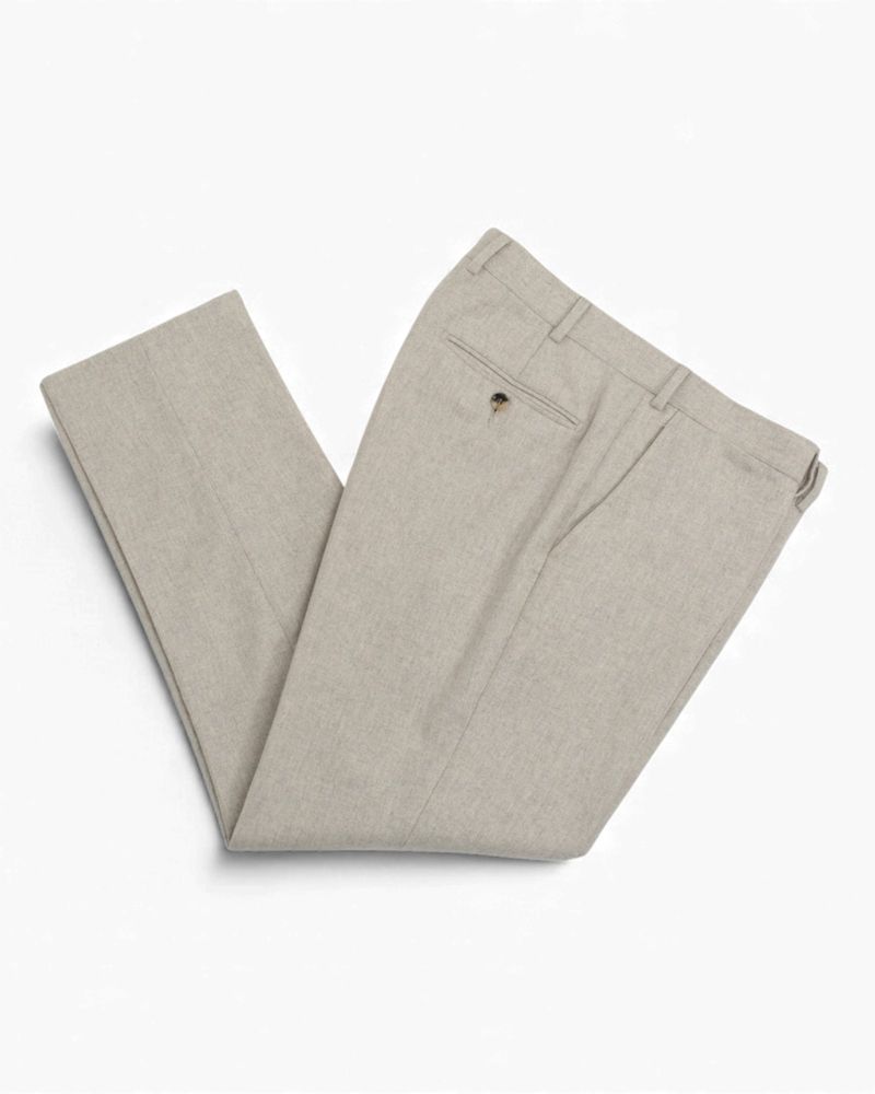 Light Grey Flannel Trousers