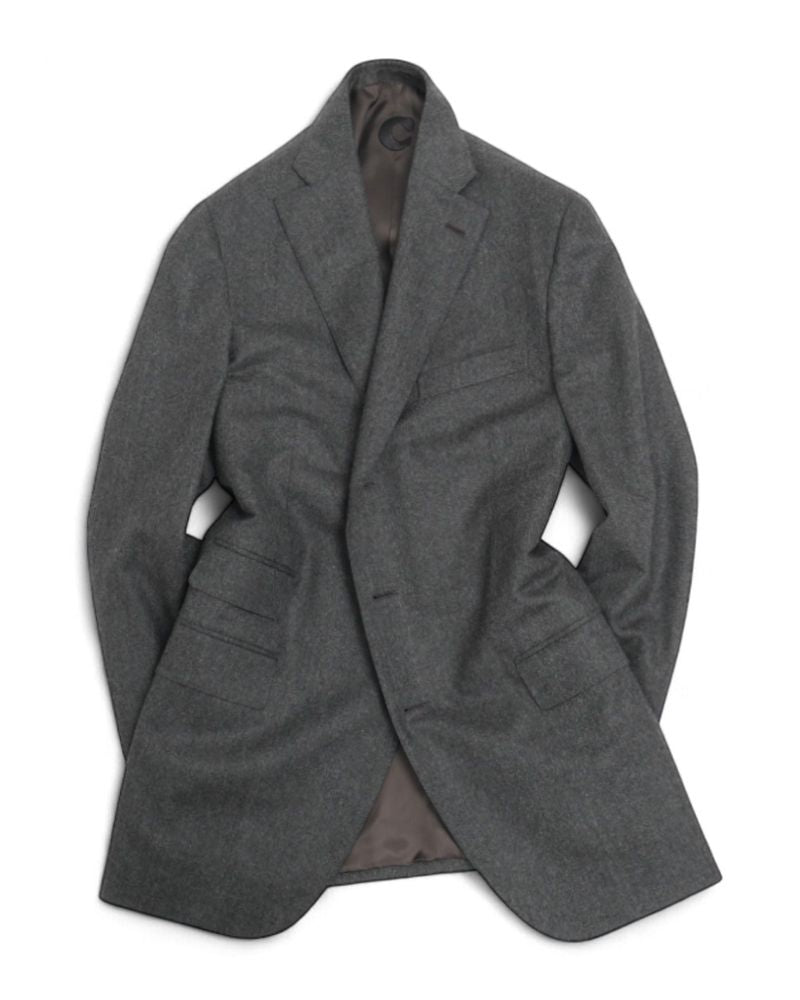 Dark Grey Flannel Suit