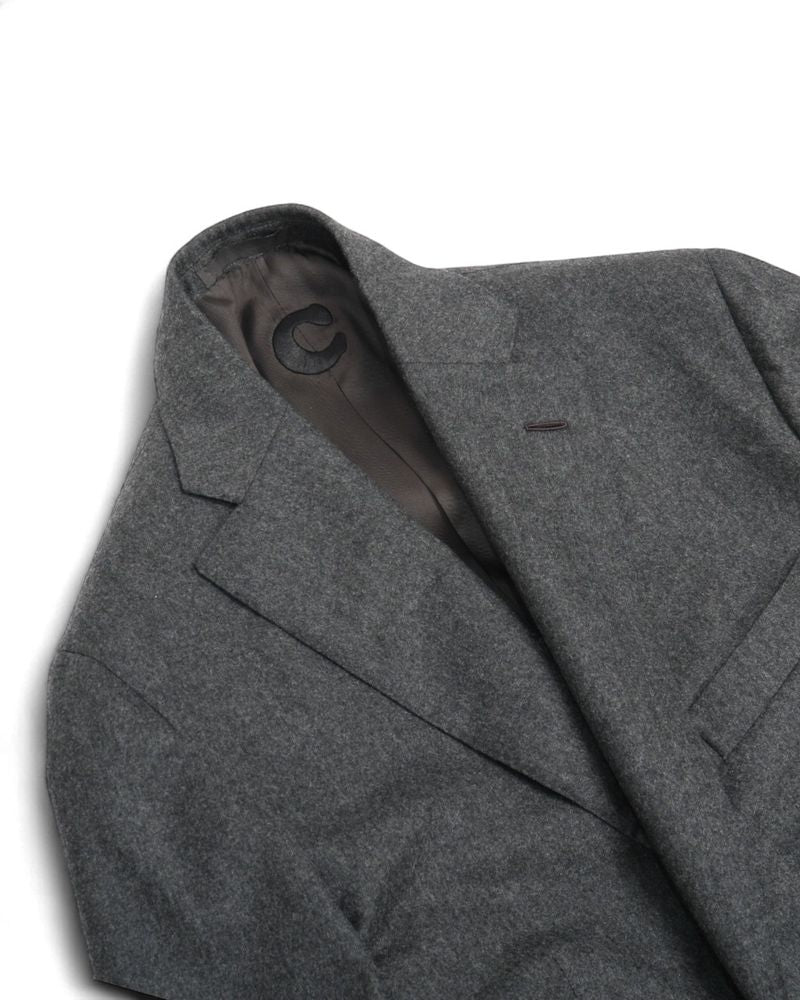 Dark Grey Flannel Suit