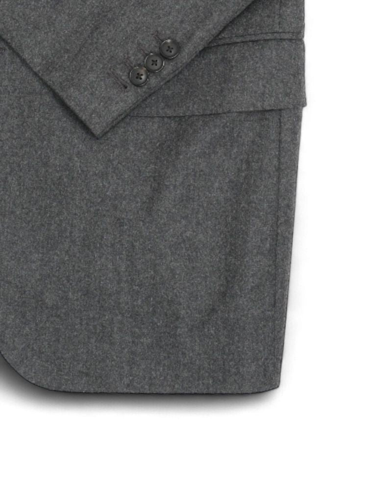 Dark Grey Flannel Suit