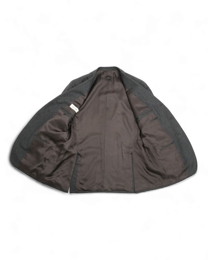 Dark Grey Flannel Suit