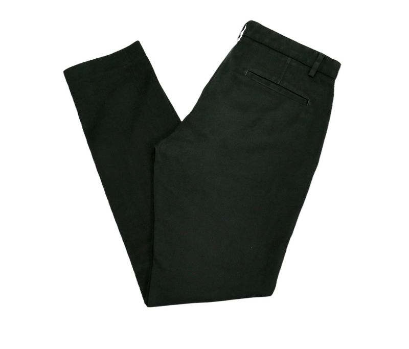Black Mid Rise Trousers
