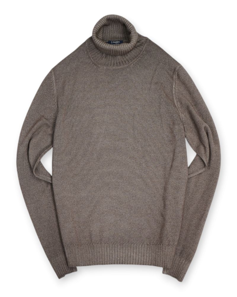 Taupe Rollneck Knit
