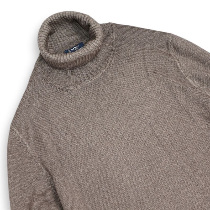 Taupe Rollneck Knit