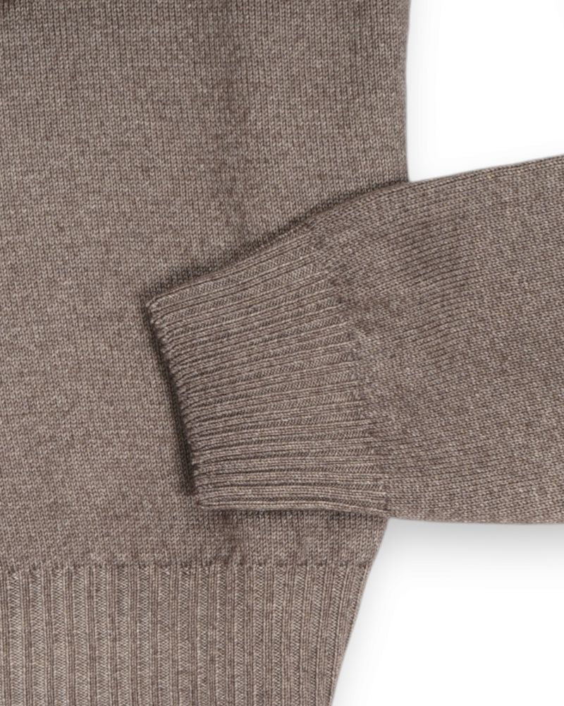 Taupe Rollneck Knit