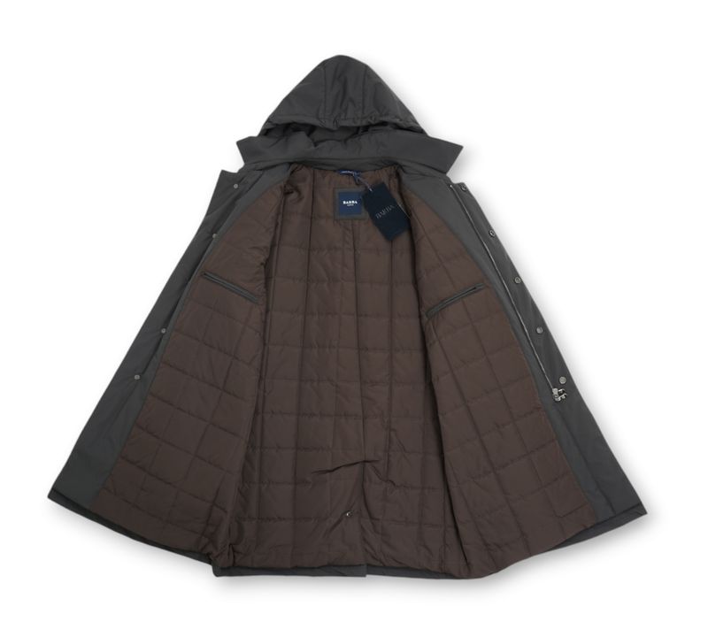 Slate Blue Light Padded Coat