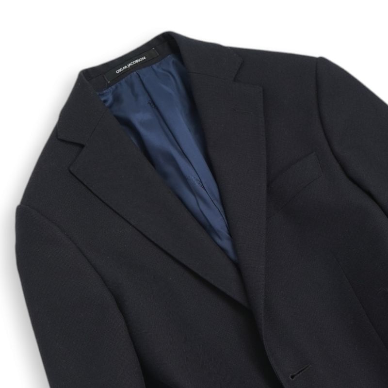 Navy Hopsack Edmund Sports Jacket