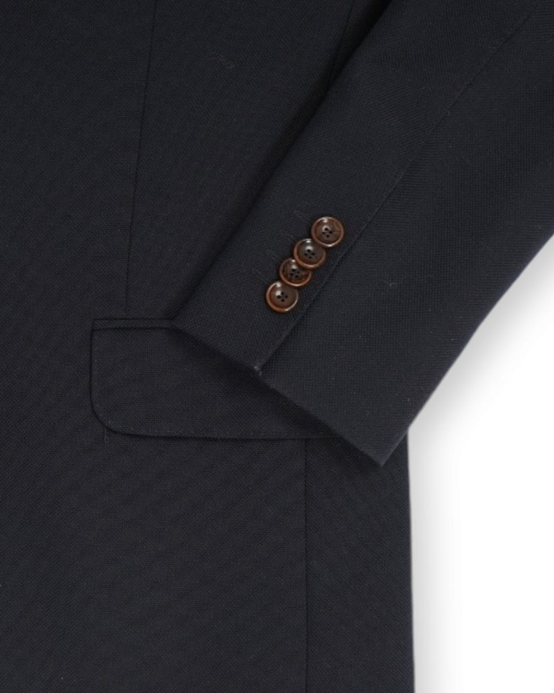 Navy Hopsack Edmund Sports Jacket