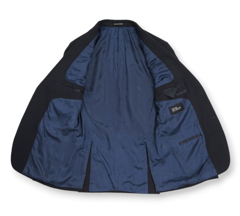 Navy Hopsack Edmund Sports Jacket