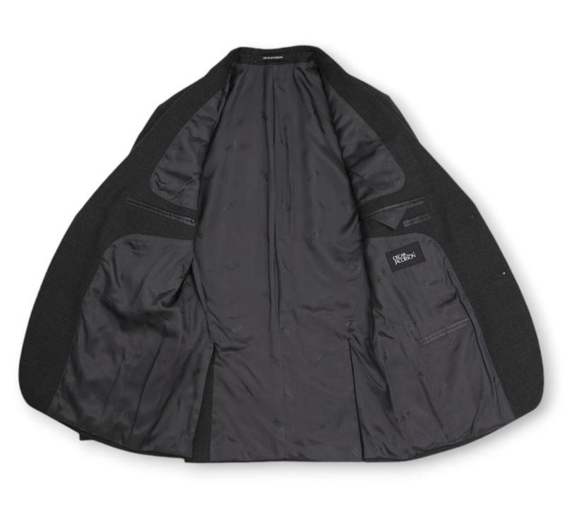 Dark Grey Hopsack Edmund Sports Jacket