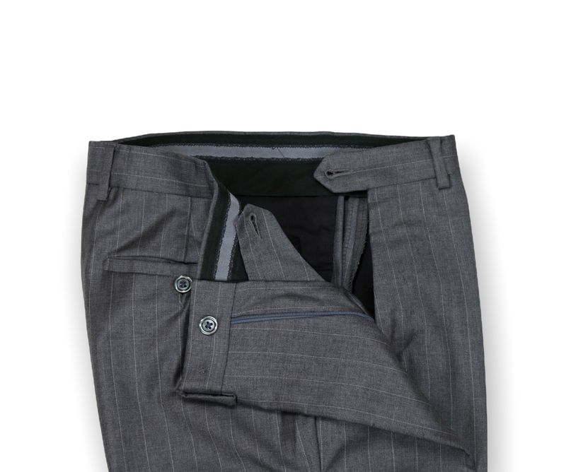 Grey Pinstripe Suit