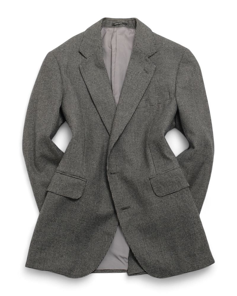 Grey Houndstooth Sports Jacket, Made in Sweden