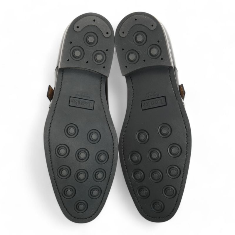 Black Leather Single Monks