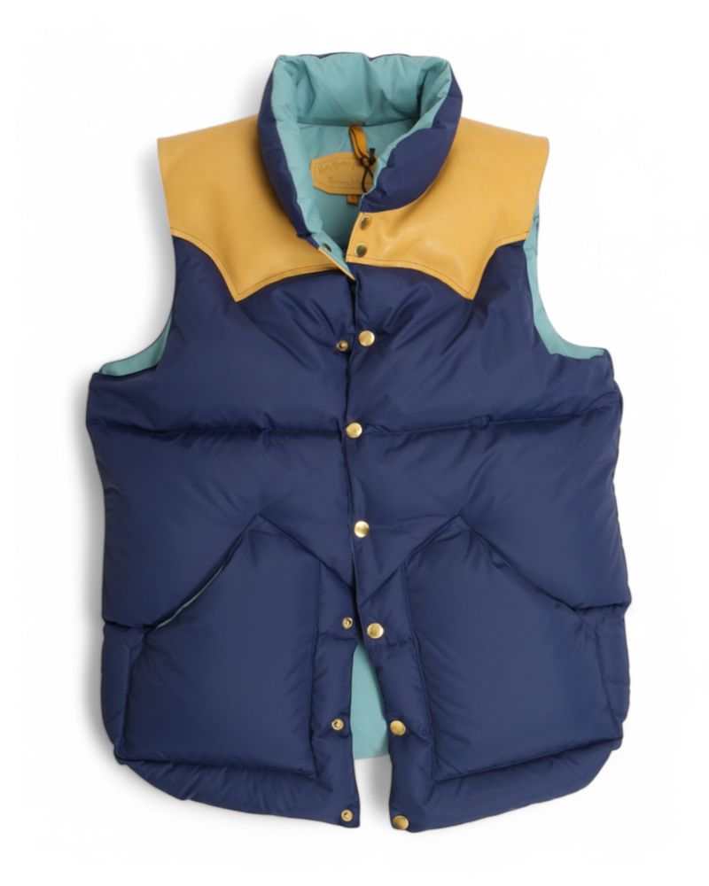 Dark Blue Featherbed Down Vest