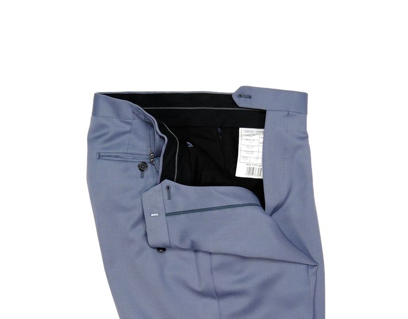 Pigeon Blue Worsted Huddersfield Wool Suit