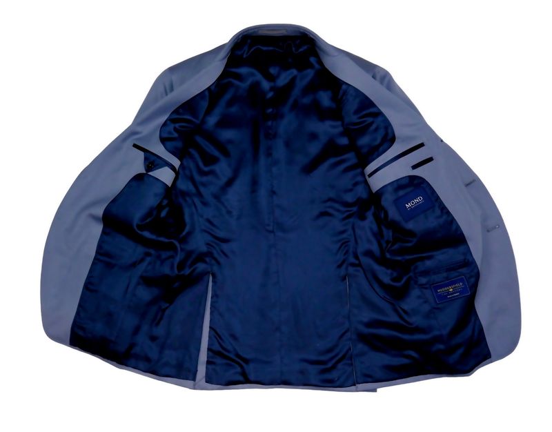 Pigeon Blue Worsted Huddersfield Wool Suit