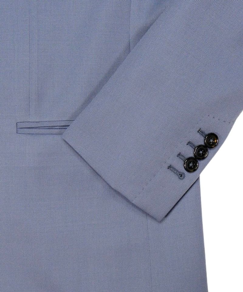 Pigeon Blue Worsted Huddersfield Wool Suit