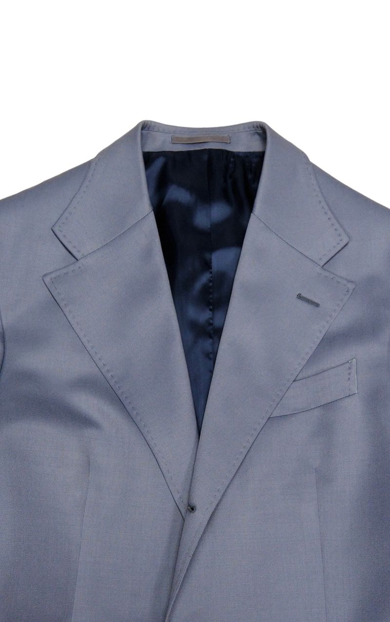 Pigeon Blue Worsted Huddersfield Wool Suit