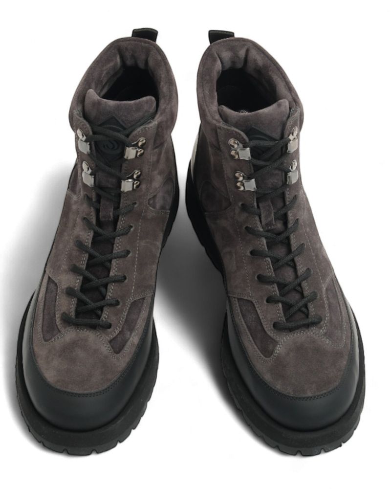 Faded Black Suede Berg Boots