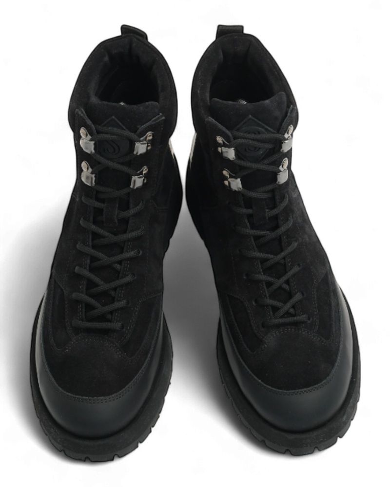 Black Suede Berg Boots