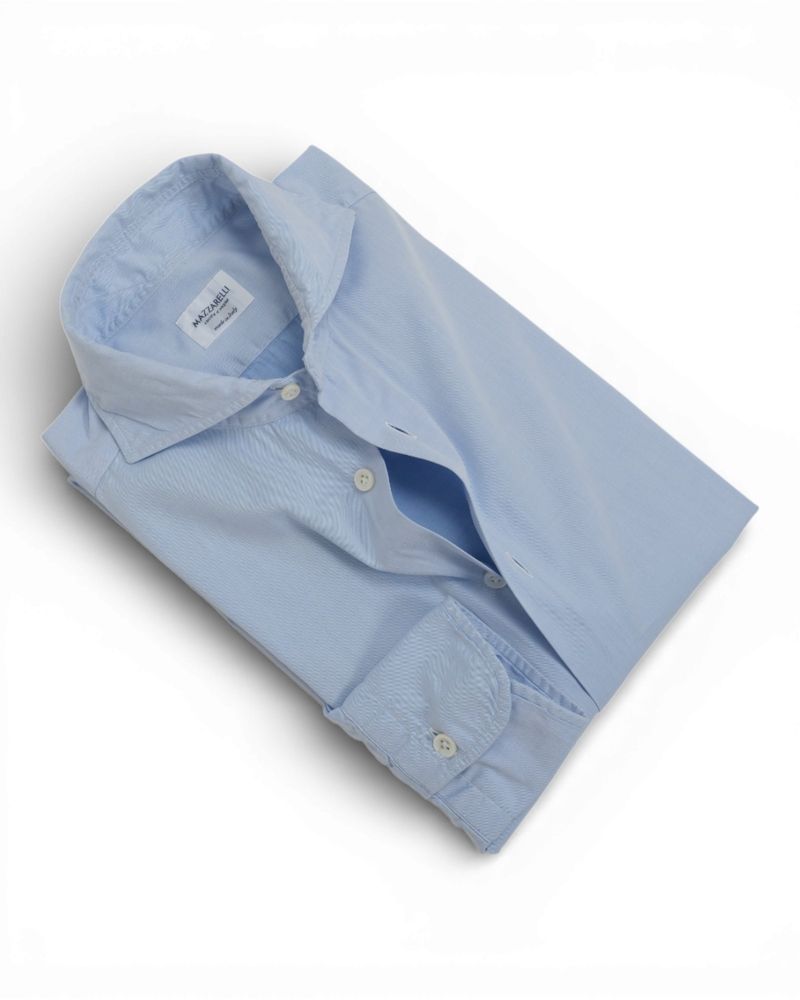 Powder Blue Poplin Shirt