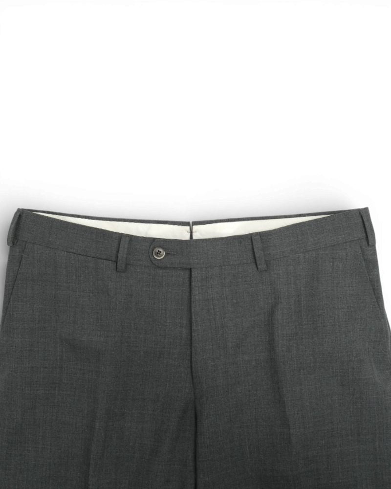 Dark Grey Super 120´s Wool Trousers