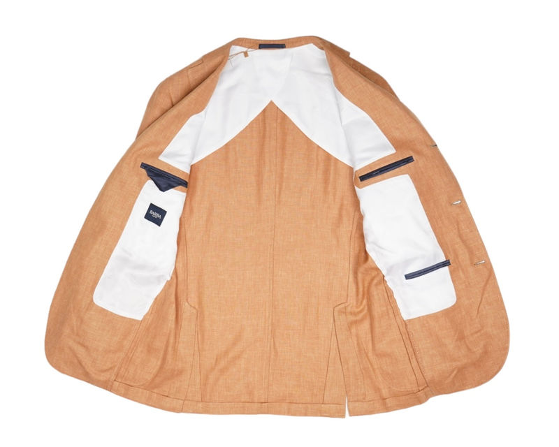 Pale Peach Linen/Wool/Silk Sports Jacket
