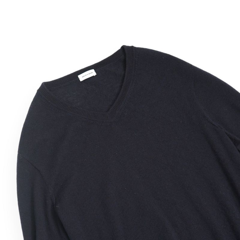 Navy V-Neck Knitwear