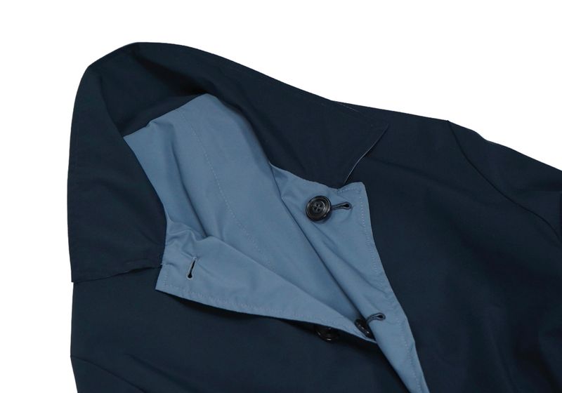 Navy/Blue Reversible Car Coat