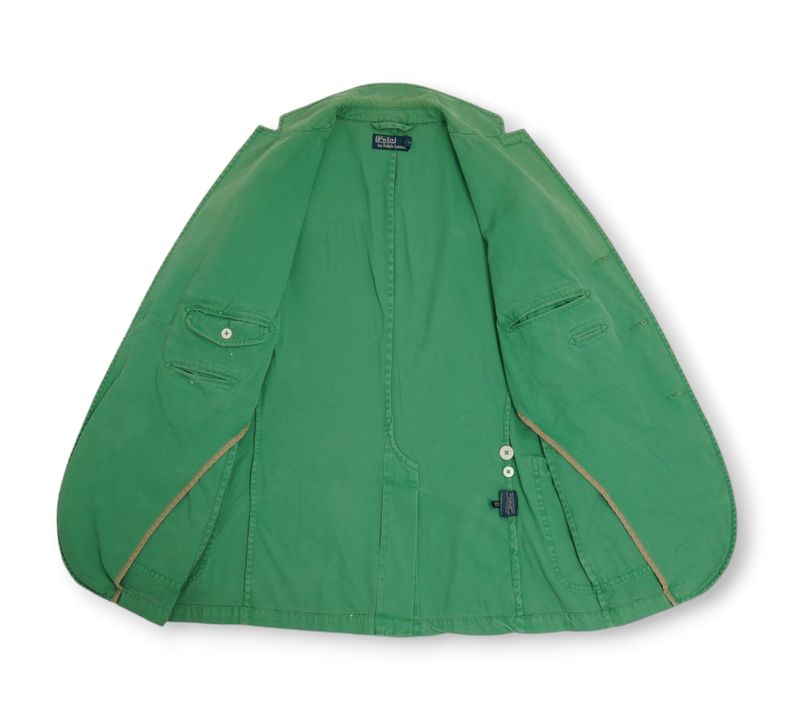 Green Cotton Sports Jacket