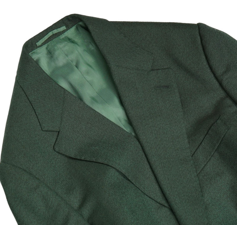 Dark Green Wool Sports Jacket