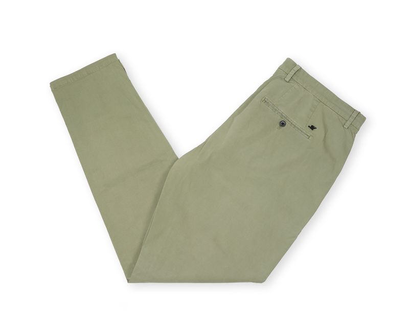 Olive Chino, Mid-Rise Trouser