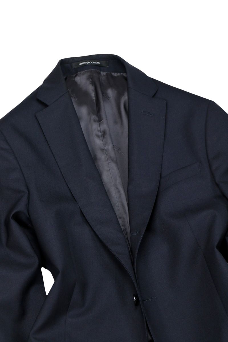 Navy Wool Suit Jacket