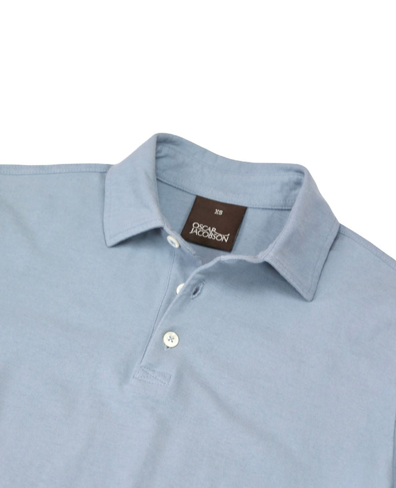 Light Blue Cotton Polo